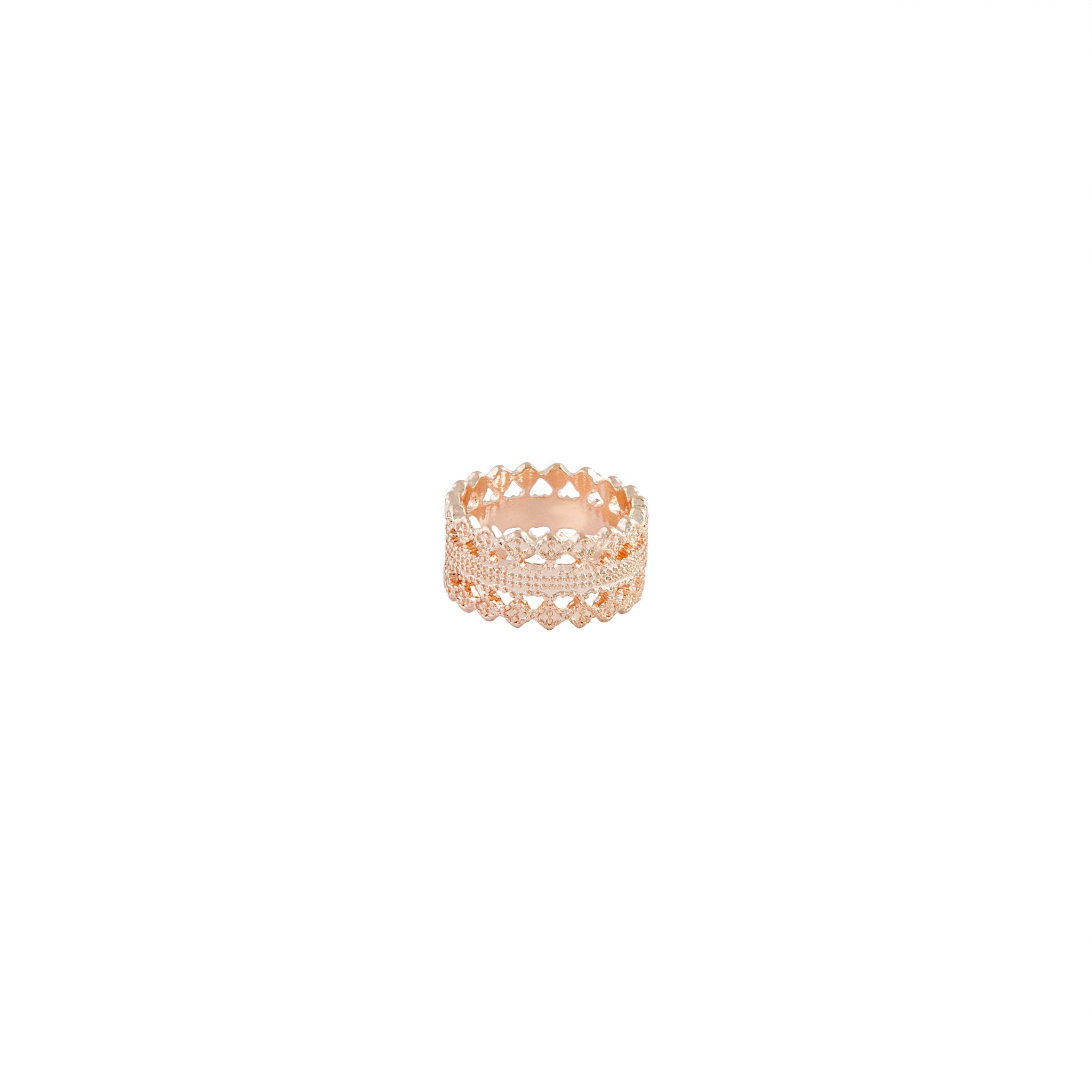 Rose Lace Detail Ring