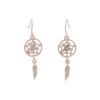 Rose Mini Dreamcatcher Earrings