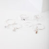 Nature Motif Ring Pack