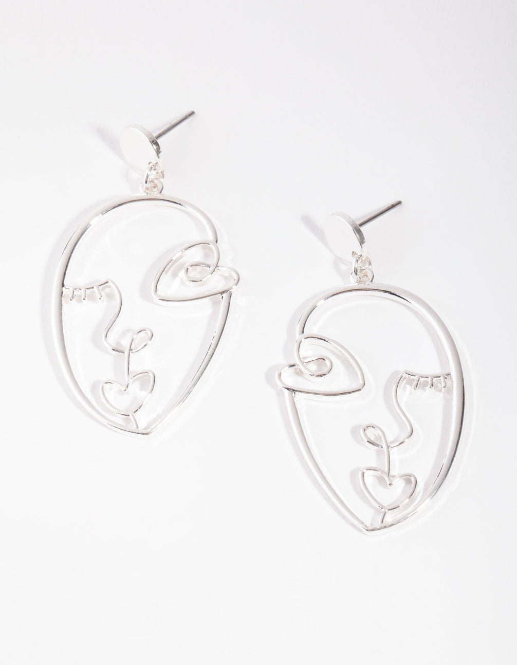Picasso Face Earrings