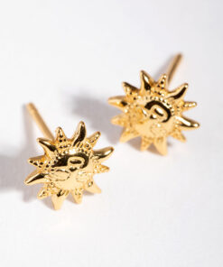 Boho Sun Stud Earrings