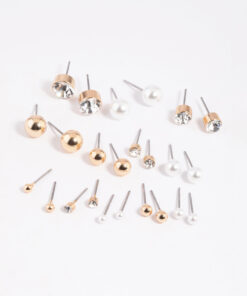 Pearl Stud Earring 12-Pack
