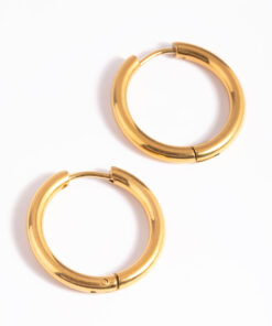 Stainless Steel Classic Hoop Earrings