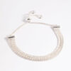 Triple Row Toggle Tennis Bracelet