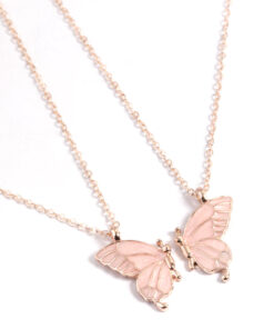 Rose  Butterfly Necklace Pack