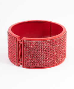Red Statement Clamp Bracelet