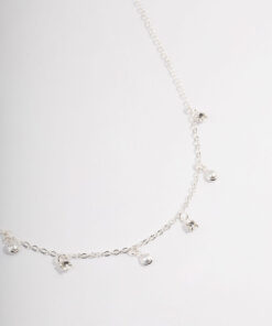 Droplet & Pearl Necklace