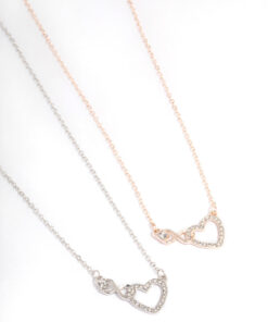 & Heart Necklace Pack