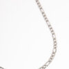 Rhodium Figaro Chain Necklace