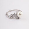 Leafy Pearl Ring