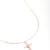 Rose Classic Cross Necklace