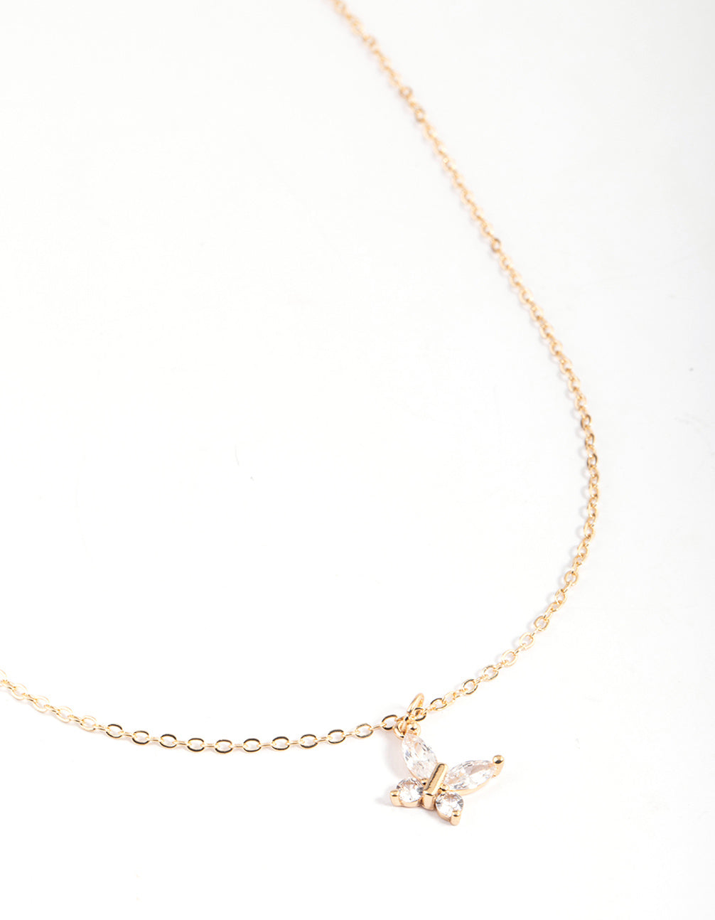 Asymmetrical Butterfly Necklace