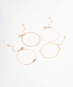 Ball Chain Bracelet 4-Pack