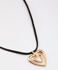 Outline Heart Necklace