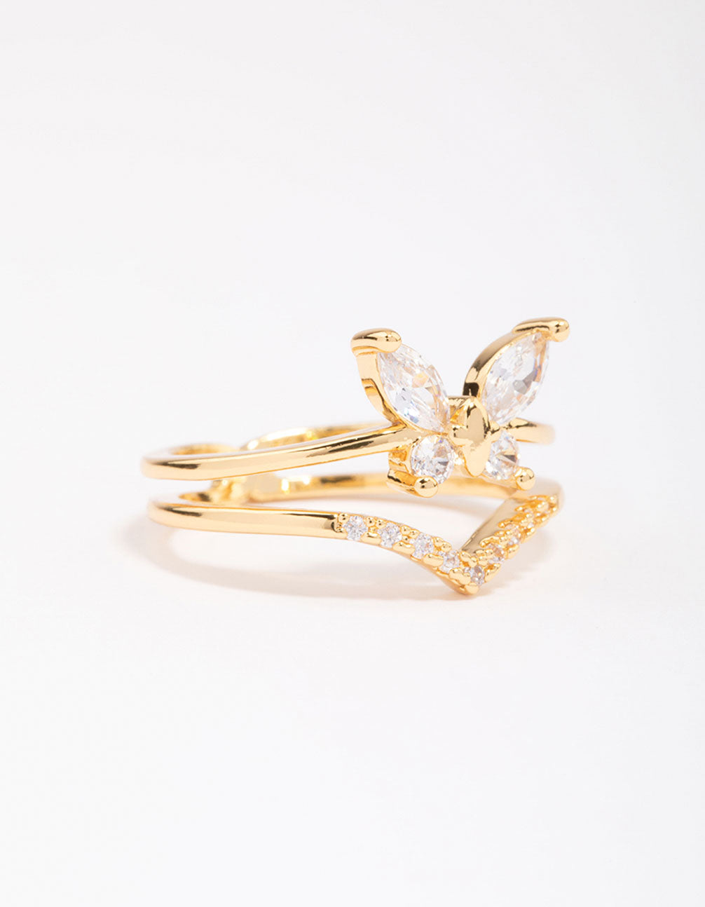 Butterfly Double Ring