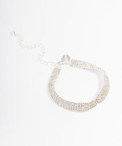 Interlaced Tennis Bracelet