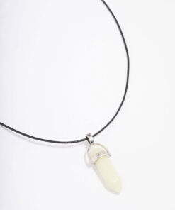 Kids Mixed Glow In The Dark Crystal Necklace