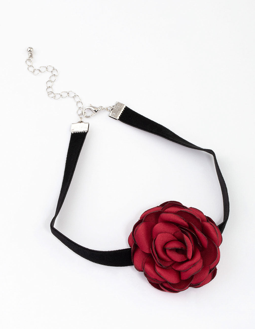Red Mini Flower Choker
