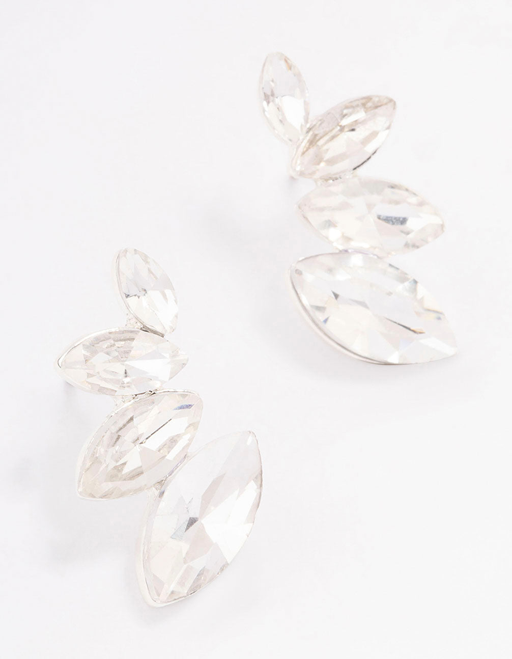 Graduated Marquise Stud Earrings