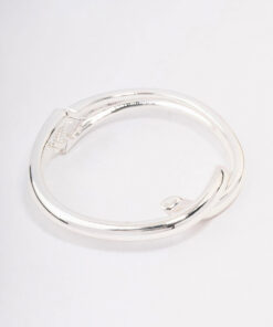 Knotted Cross Hinge Wrist Cuff