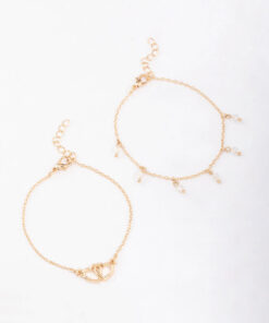 Bead Link Heart Bracelet Pack