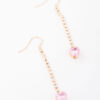 Pink Heart Earrings