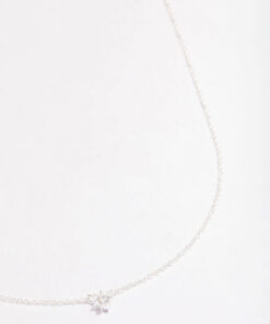 Sterling Cubic Zirconia Dainty Pendant Necklace