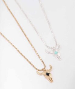 Bull Head Necklace