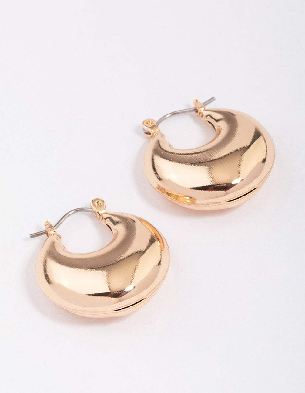 Puffy Stretch Hoop Earrings