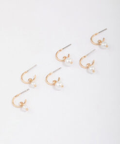 Graduating Pearl Drop Earring 3-Pack