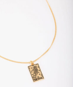 Fool Tarot Card Pendant Necklace