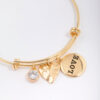 Disc Charm Bangle