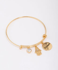 Disc Charm Bangle