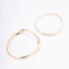 Wavy Hammered Bangle Pack
