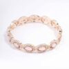 Rose Marquise & Pink Stretch Bracelet