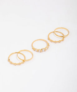 Dainty  Stacking Ring 5-Pack