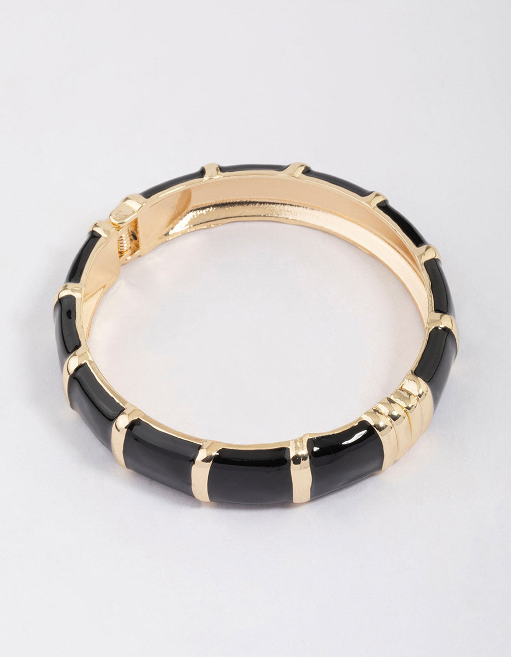 Black & Square Bangle