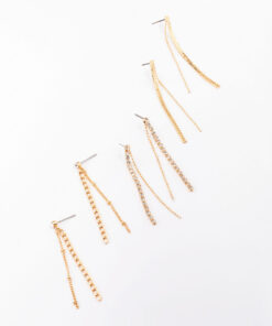 Chain Earring 3-Pack
