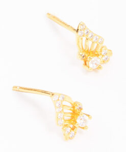 Butterfly Wing Stud Earrings