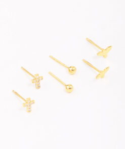 Bird & Rose Stud Earring 3-Pack