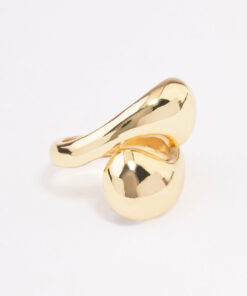 Stacked Swirl Cocktail Ring