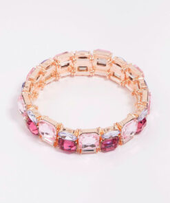 Rose Square Stretch Bracelet