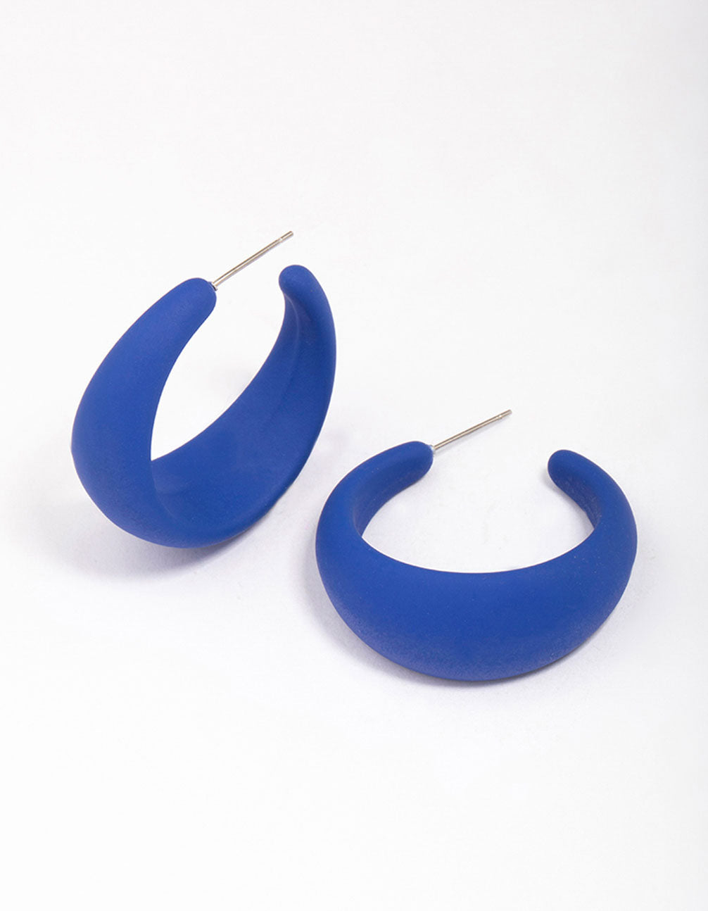Blue TearHoop Earrings