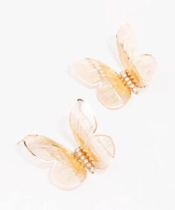 Decorative Butterfly Stud Earrings