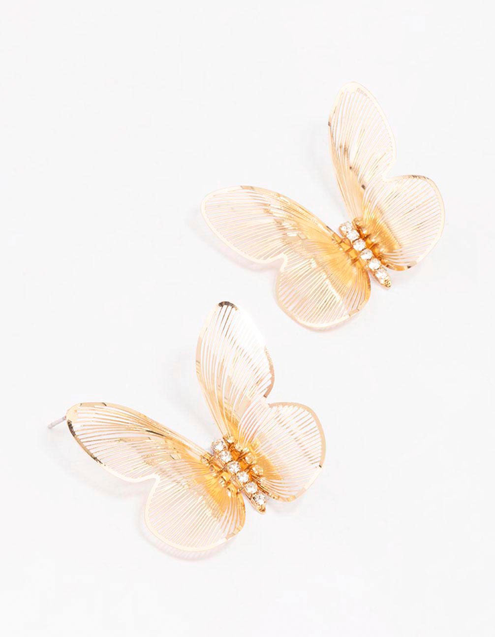 Decorative Butterfly Stud Earrings