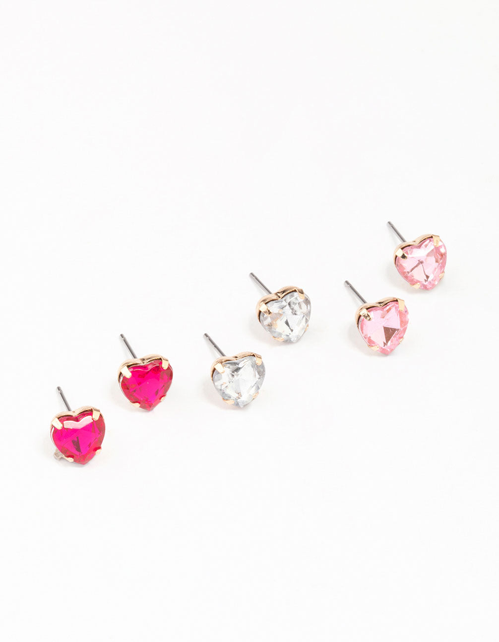 Heart Stud Earring 3-Pack
