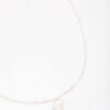 Ball Chain Pearl Pendant Necklace