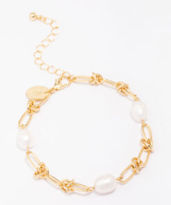 Pearl & Knotted Bracelet