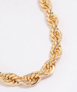 Spiral Thick Chain Necklace