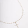 Cross Ball Link Pendant Necklace